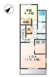 スカイウォーターの物件間取画像